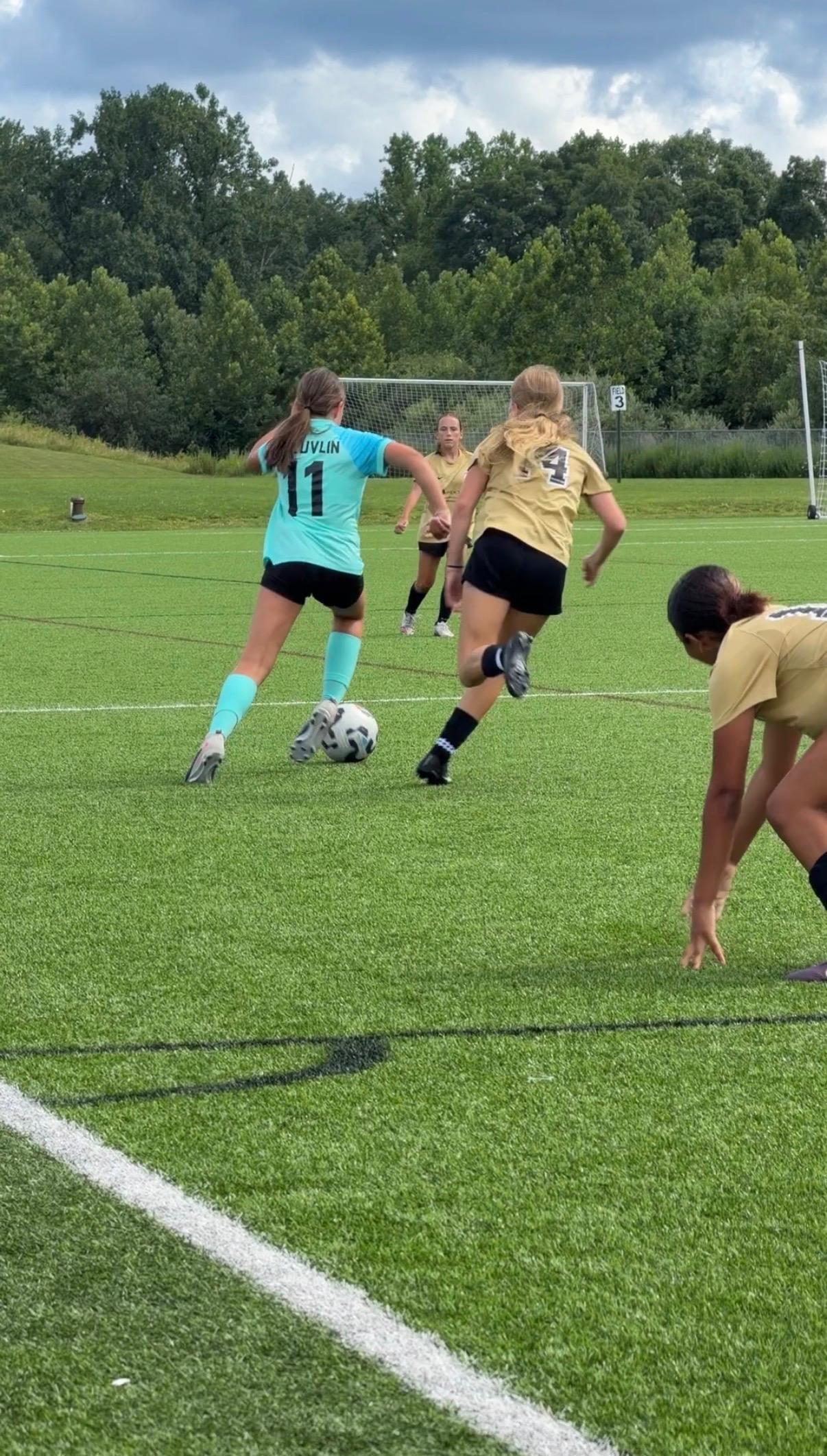 A&M Footy attacking in a match