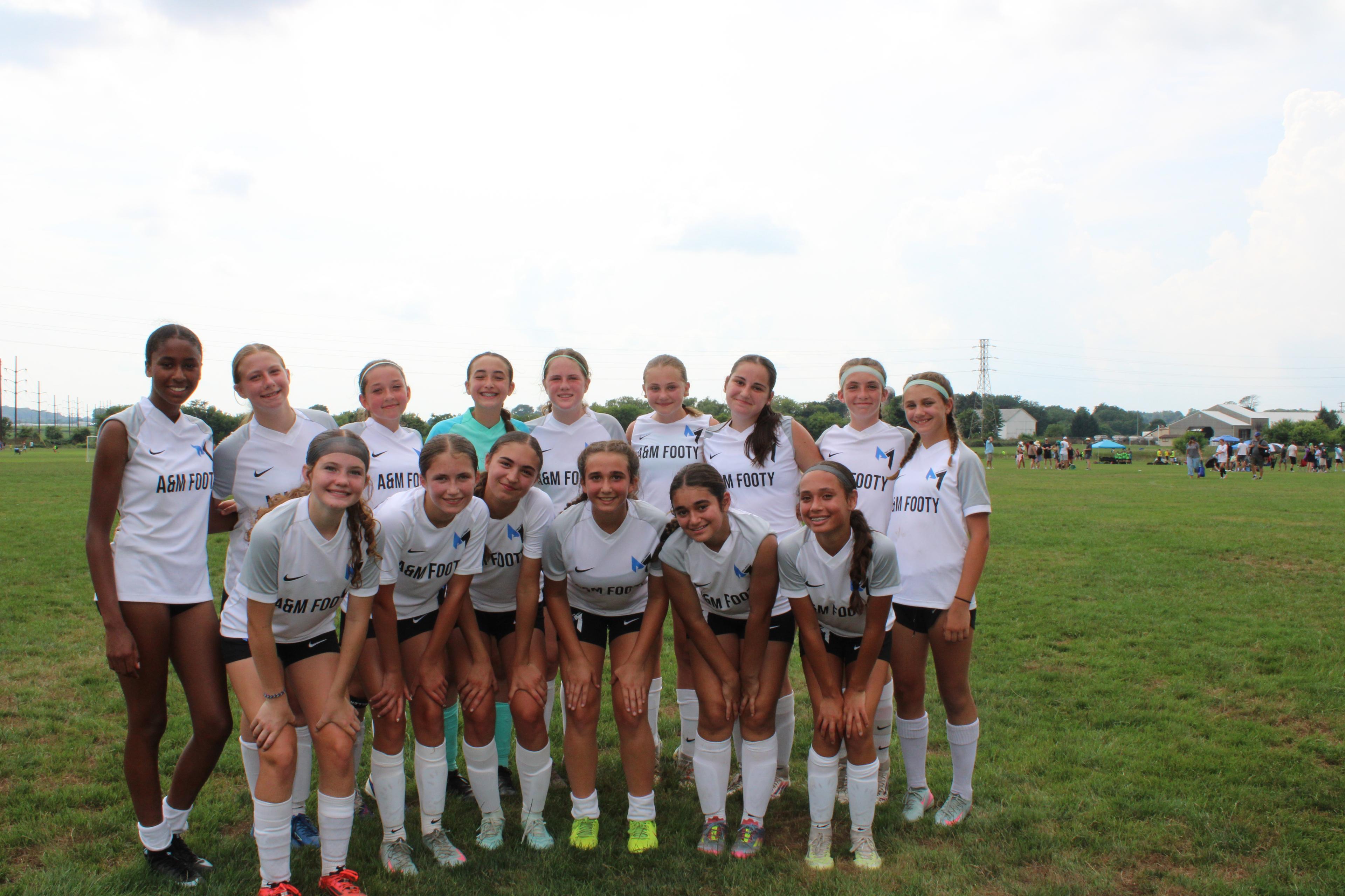 A&M Footy team tournament portrait